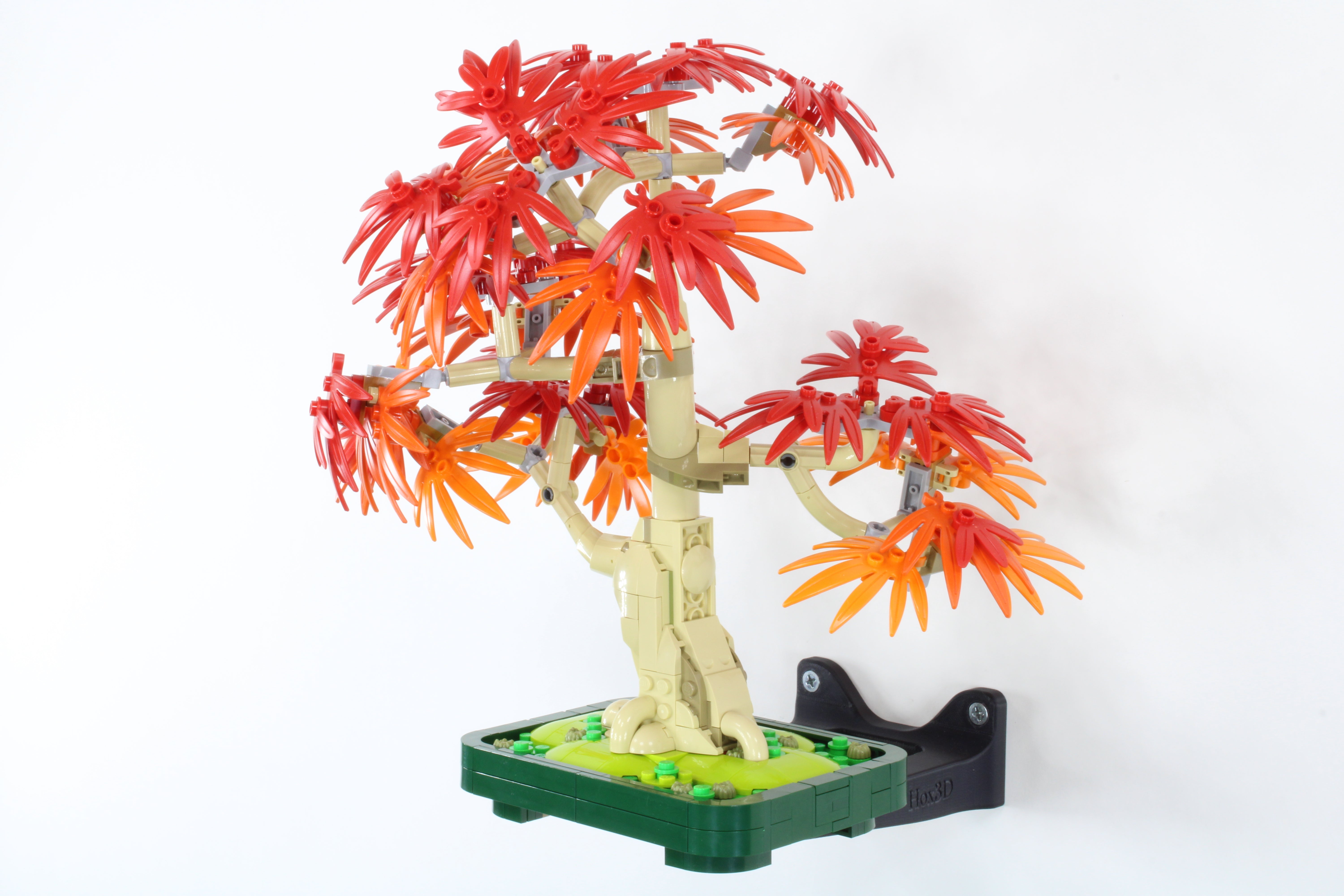 Wall Mount for LEGO® Botanicals 10348 Japanese Red Maple Bonsai