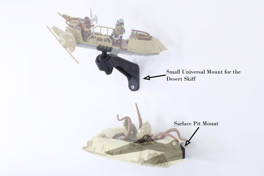 Wall Mount for LEGO® Star Wars™ 75396 Desert Skiff & Sarlacc Pit