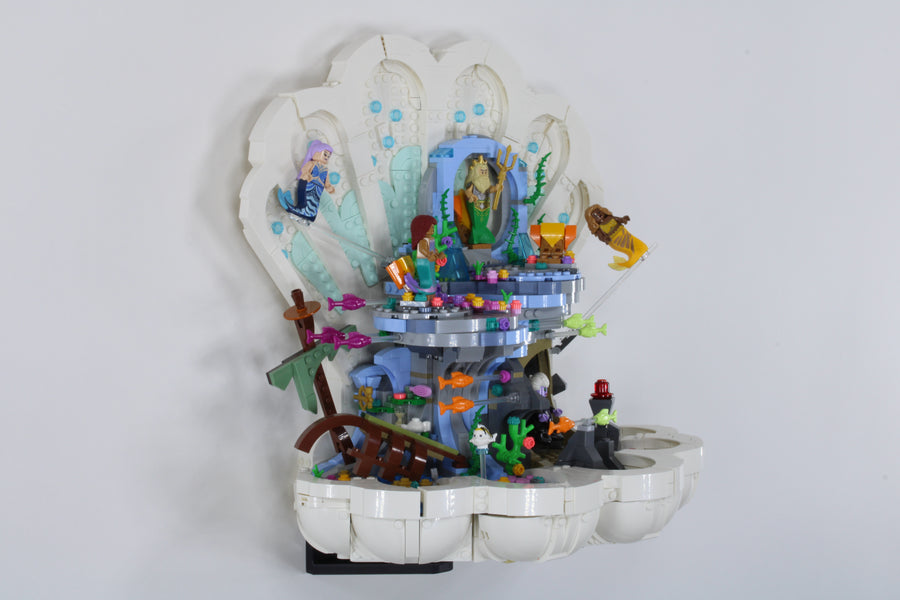 Wall Mount for LEGO® Disney 43225 The Little Mermaid Royal Clamshell