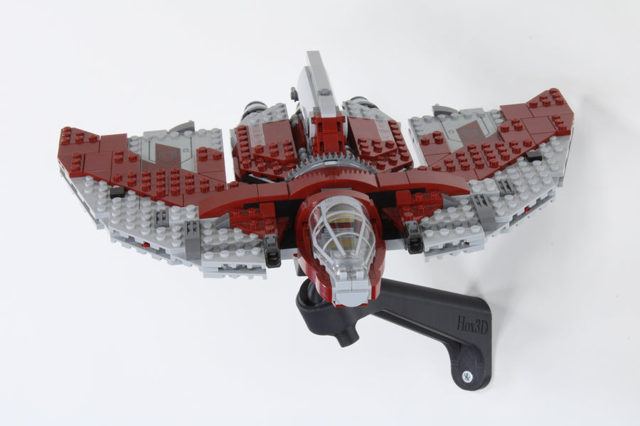 Wall Mount for LEGO® Star Wars™ 75362 Ahsoka Tano's T-6 Jedi Shuttle