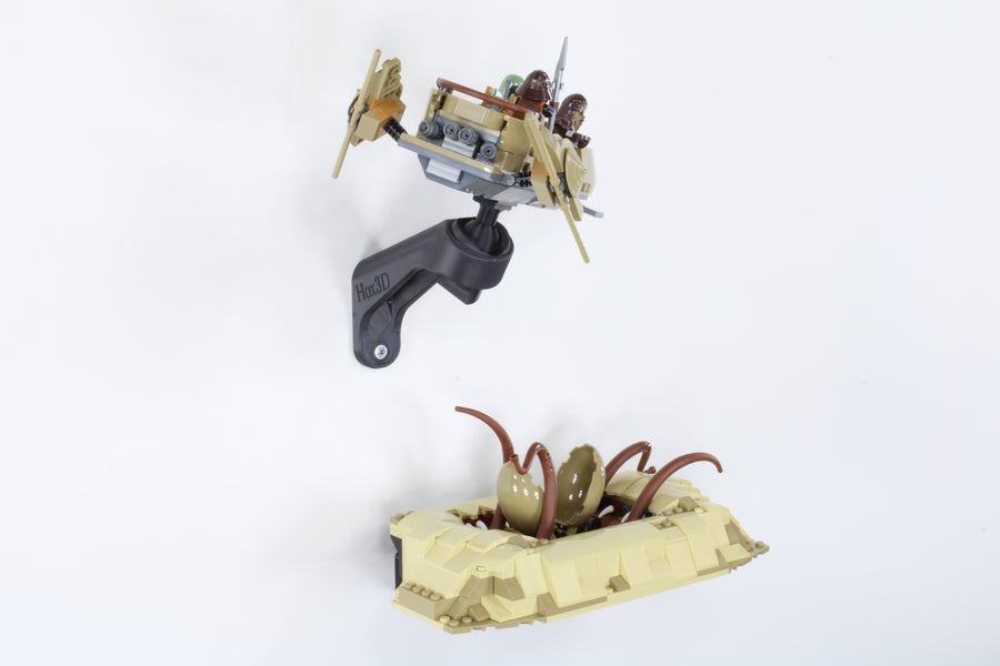 Wall Mount for LEGO® Star Wars™ 75396 Desert Skiff & Sarlacc Pit