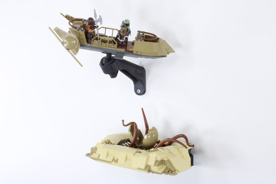Wall Mount for LEGO® Star Wars™ 75396 Desert Skiff & Sarlacc Pit