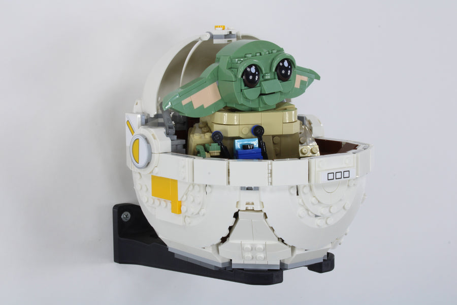 Wall Mount for LEGO® Star Wars™ 75403 Grogu™ with Hover Pram