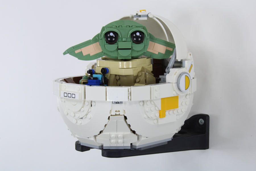 Wall Mount for LEGO® Star Wars™ 75403 Grogu™ with Hover Pram