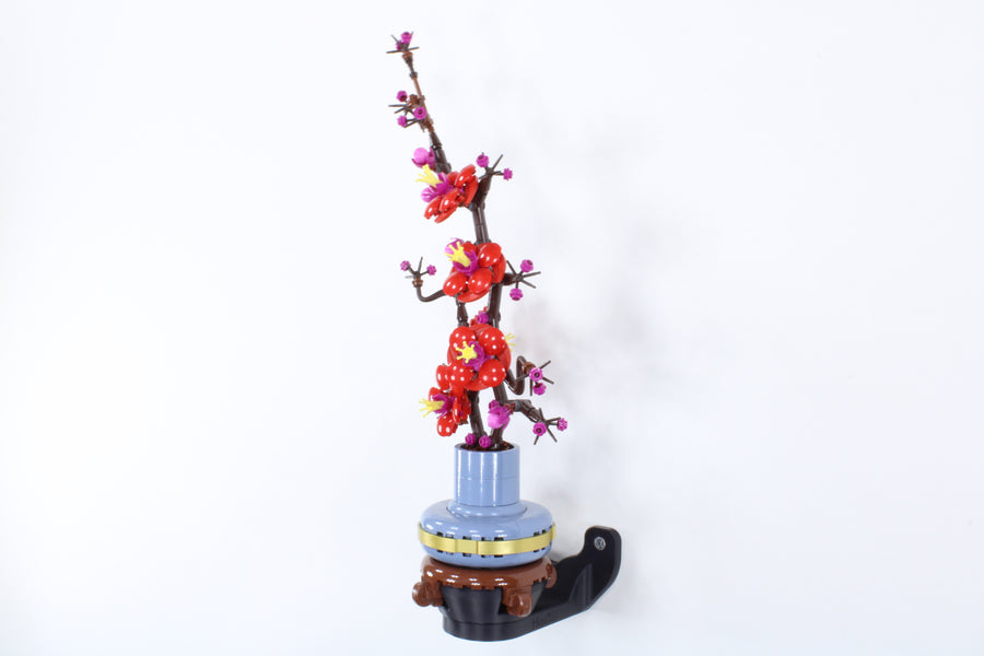 Rotating Wall Mount for LEGO® Botanicals 10369 Plum Blossom