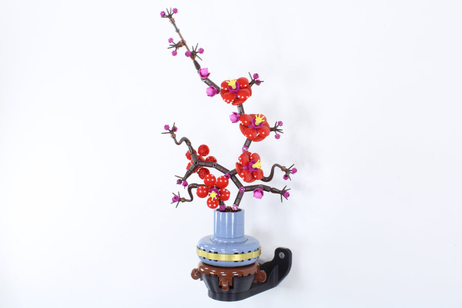 Rotating Wall Mount for LEGO® Botanicals 10369 Plum Blossom