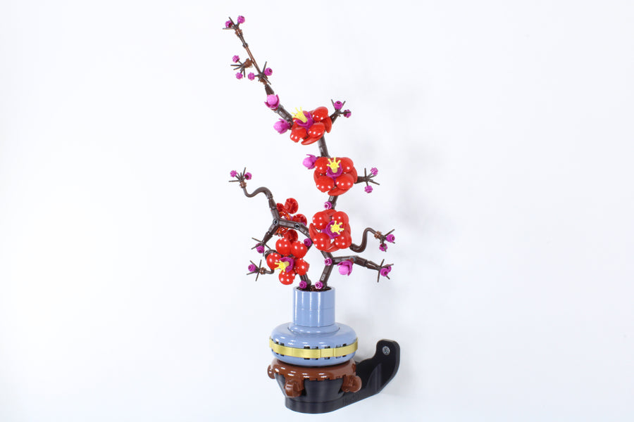 Rotating Wall Mount for LEGO® Botanicals 10369 Plum Blossom