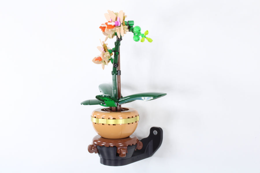 Rotating Wall Mount forLEGO® Botanicals 10343 Mini Orchid
