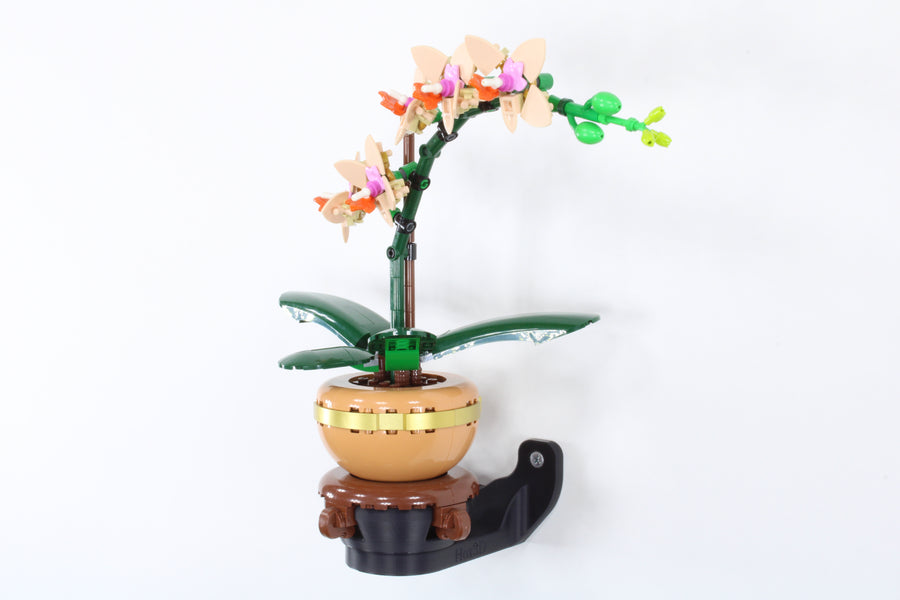 Rotating Wall Mount forLEGO® Botanicals 10343 Mini Orchid