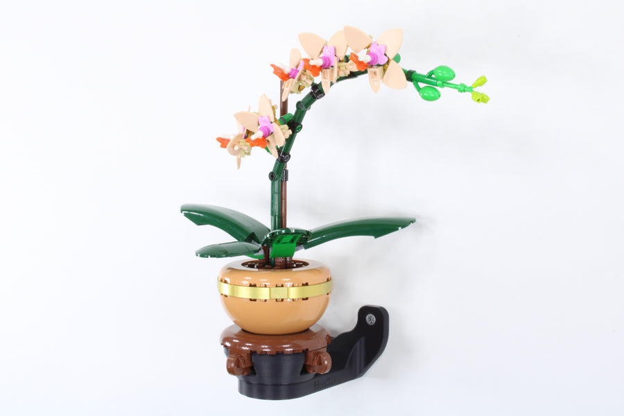 Rotating Wall Mount forLEGO® Botanicals 10343 Mini Orchid