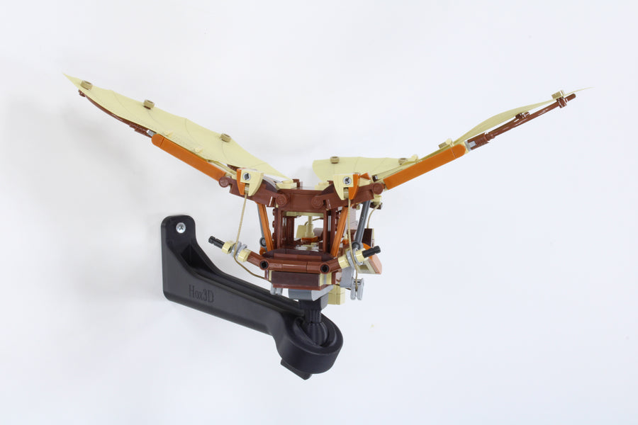 Adjustable Wall Mount for LEGO® Icons 10363 Leonardo da Vinci's Flying Machine