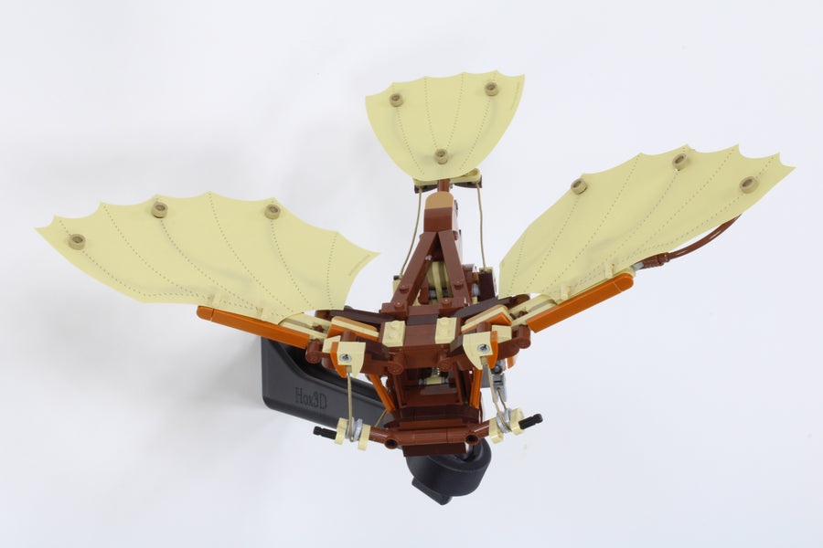 Adjustable Wall Mount for LEGO® Icons 10363 Leonardo da Vinci's Flying Machine