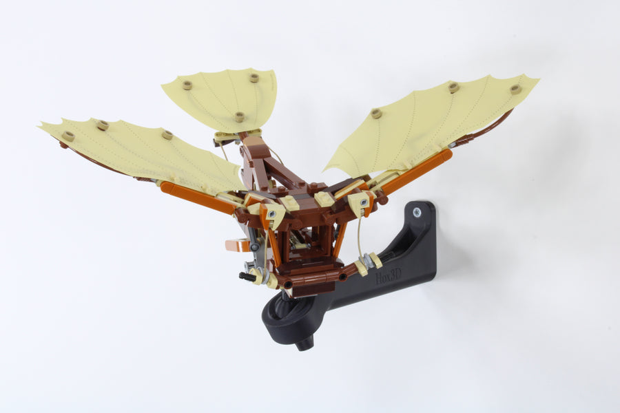 Adjustable Wall Mount for LEGO® Icons 10363 Leonardo da Vinci's Flying Machine