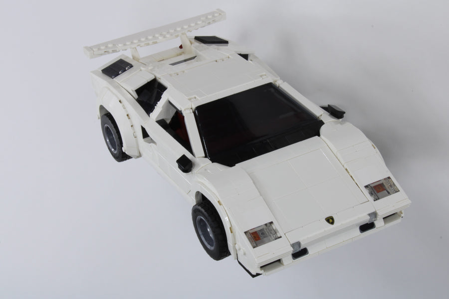 Adjustable Wall Mount for LEGO® Icons 10337 Lamborghini Countach 5000 Quattrovalvole