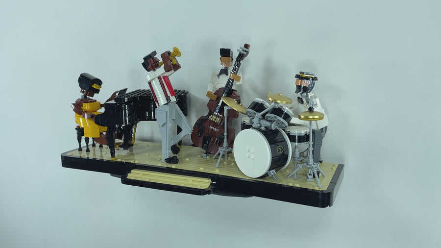 Wall Mount for LEGO® Ideas 21334 Jazz Quartet
